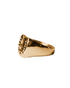 lucky 7 Horseshoe Signet - Solid 9K Gold