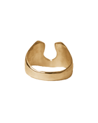Horseshoe Signet - Solid 9K Yellow Gold