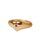 Love Drop Birthstone Ring - Solid 9K Gold
