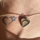 Lock of Hair Heart Pendent Necklace - Custom made