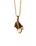 Hand of Fate Necklace - Solid 9K Gold
