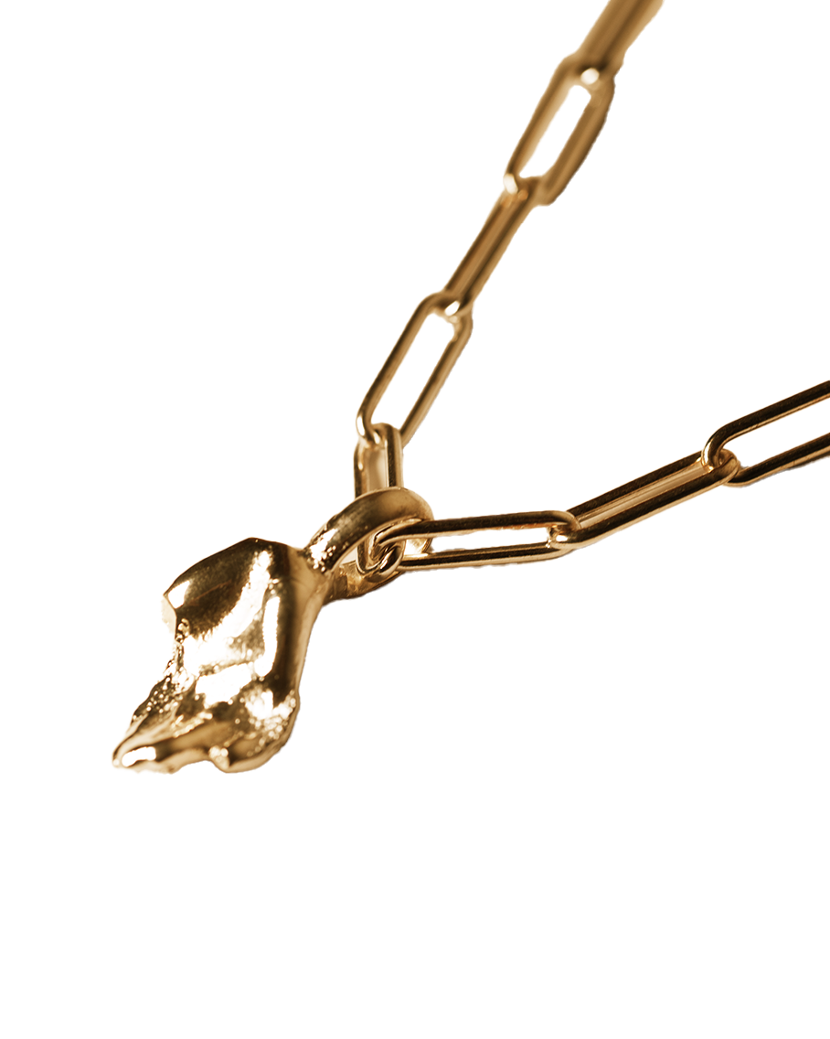 Hand of Fate Necklace - Solid 9K Gold