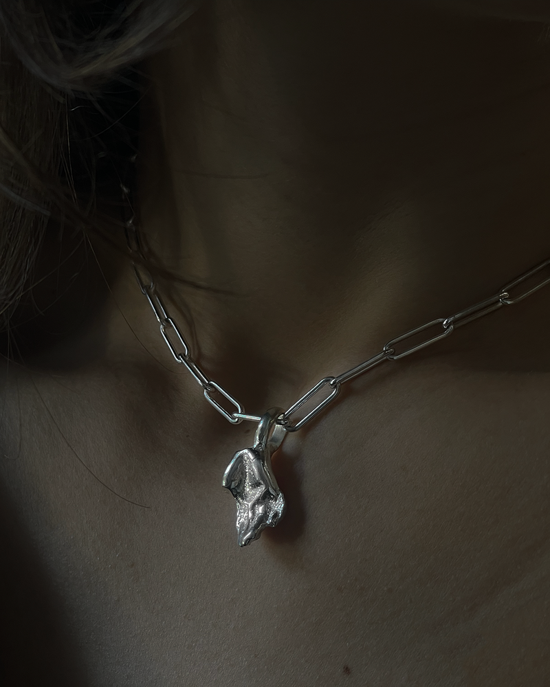 Hand of Fate Necklace - Sterling Silver