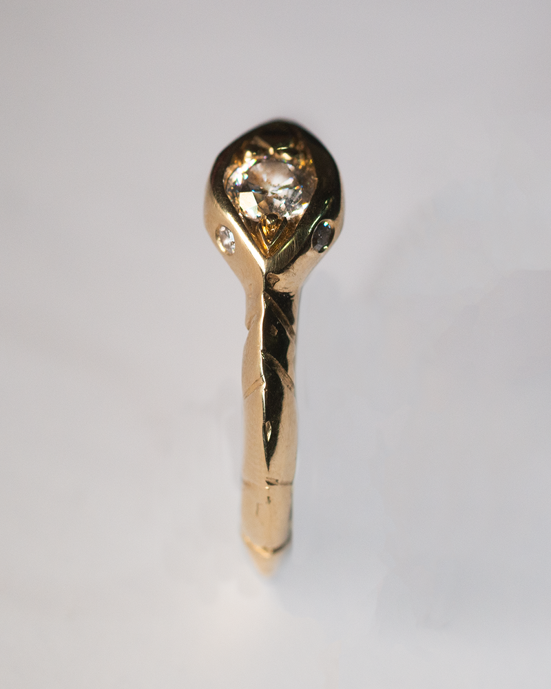 Eternal Return Snake Ring - Solid 9K Gold