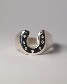 Horseshoe Signet - Sterling Silver