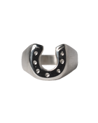Horseshoe Signet - Sterling Silver