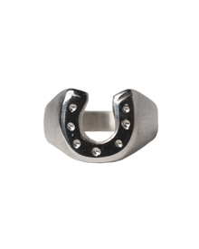 Horseshoe Signet - Sterling Silver