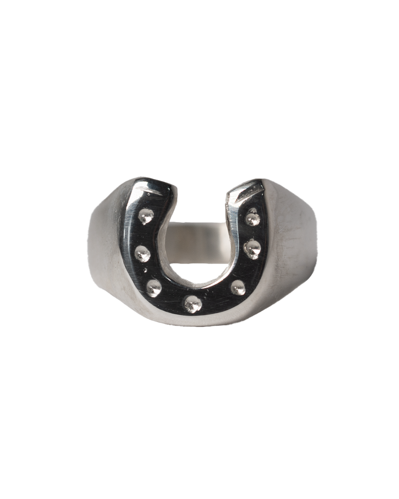 Horseshoe Signet - Sterling Silver