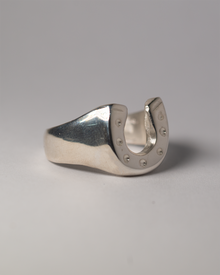 Horseshoe Signet - Sterling Silver