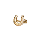 Lucky Horseshoe Ring - Solid 9K Yellow Gold