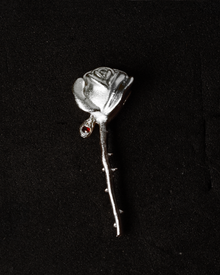 Crying Rose Necklace - Sterling Silver