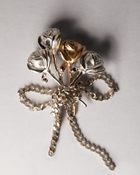 Crying Rose Pin Bracelet- Sterling Silver