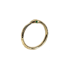 The Birthstone Oracle Snake Ring in 9K Solid Gold