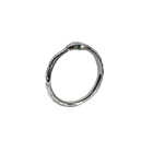 The Birthstone Oracle Snake Ring - Sterling Silver