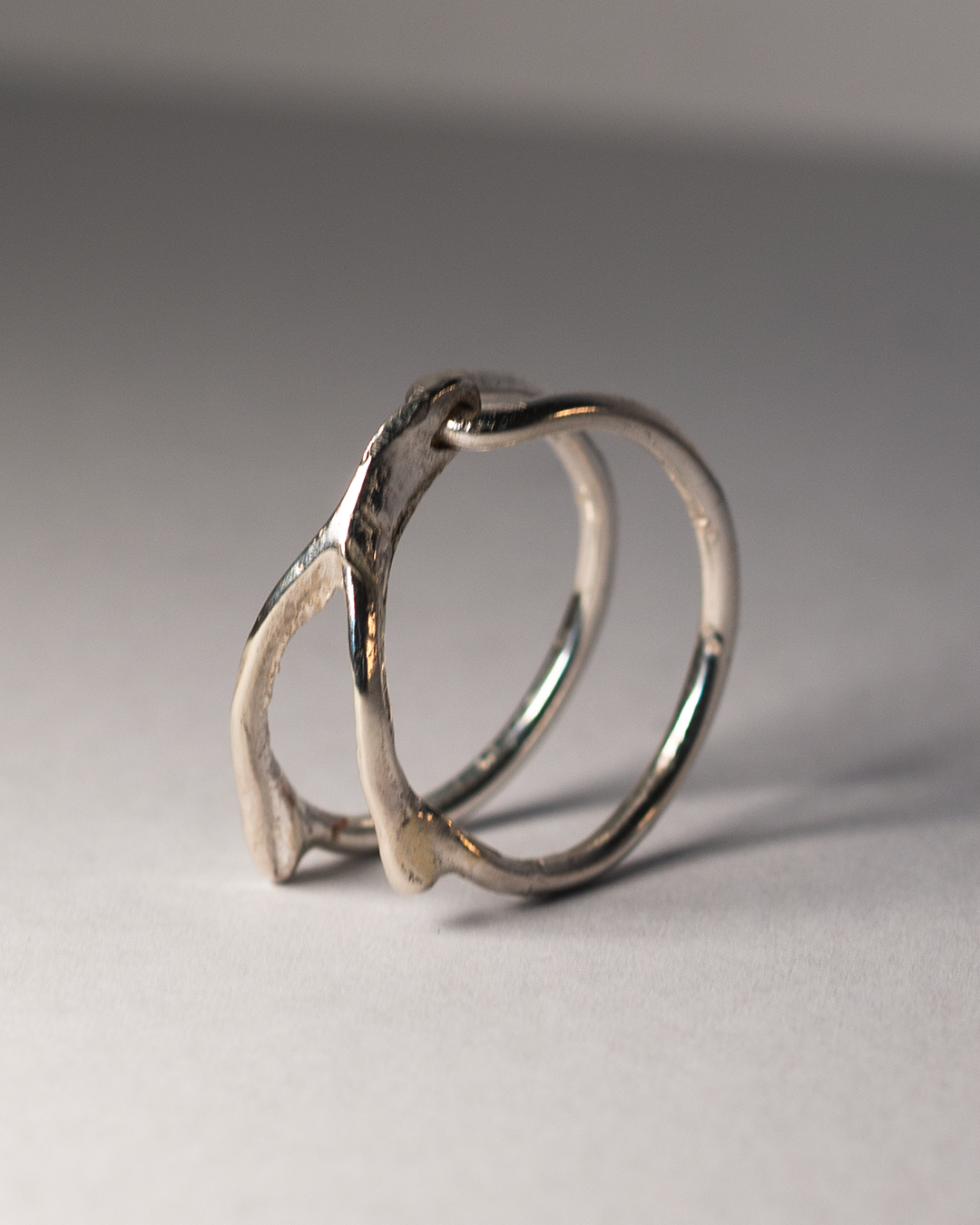 Little Wishbone Ring - Sterling Silver
