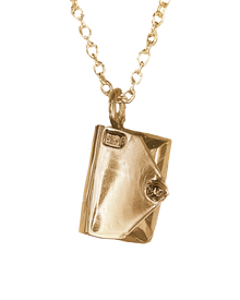 Love Letter Necklace- Solid 9K Gold