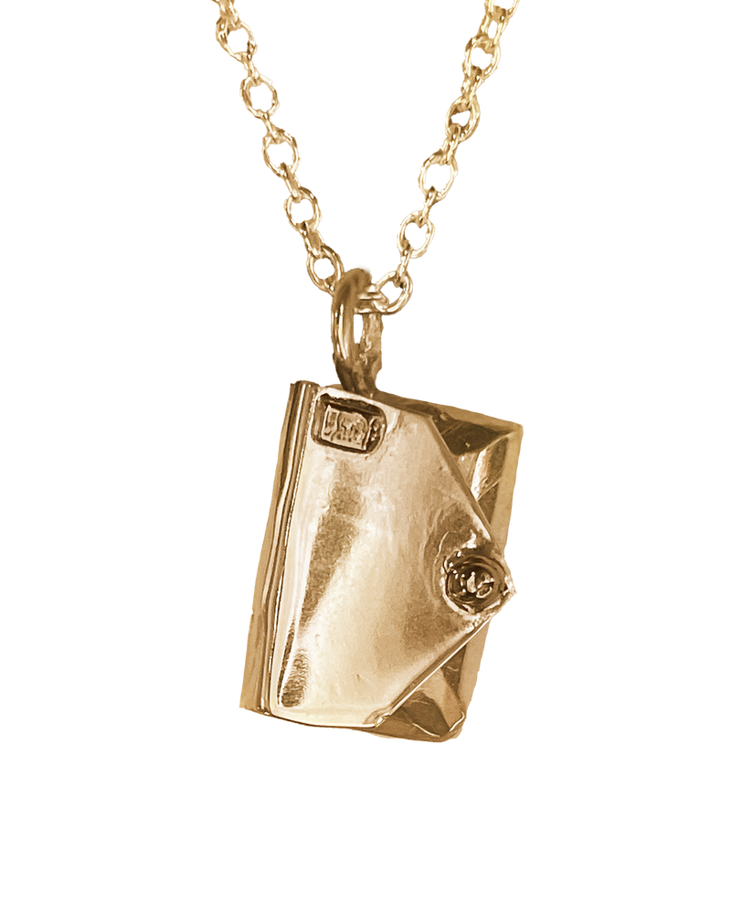 Love Letter Necklace- Solid 9K Gold