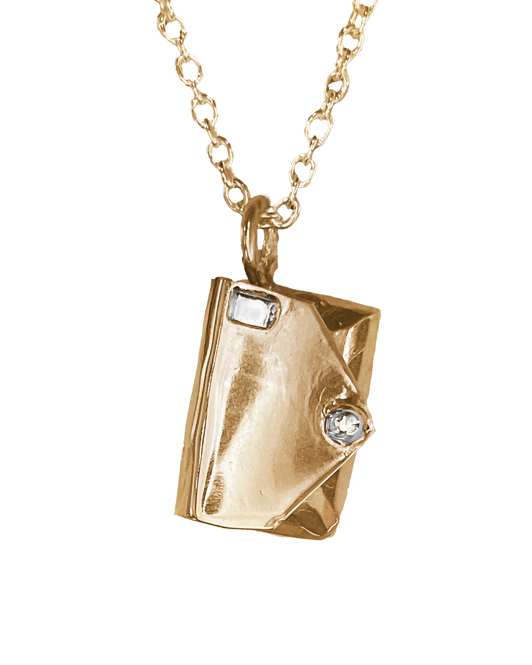 Love Letter Necklace- Solid 9K Gold