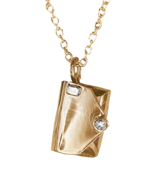 Love Letter Necklace- Solid 9K Gold