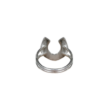 Lucky Horseshoe Ring - Sterling Silver