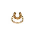 Lucky Horseshoe Ring - Solid 9K Yellow Gold