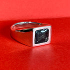 Memorial Signet Ring - Sterling Silver