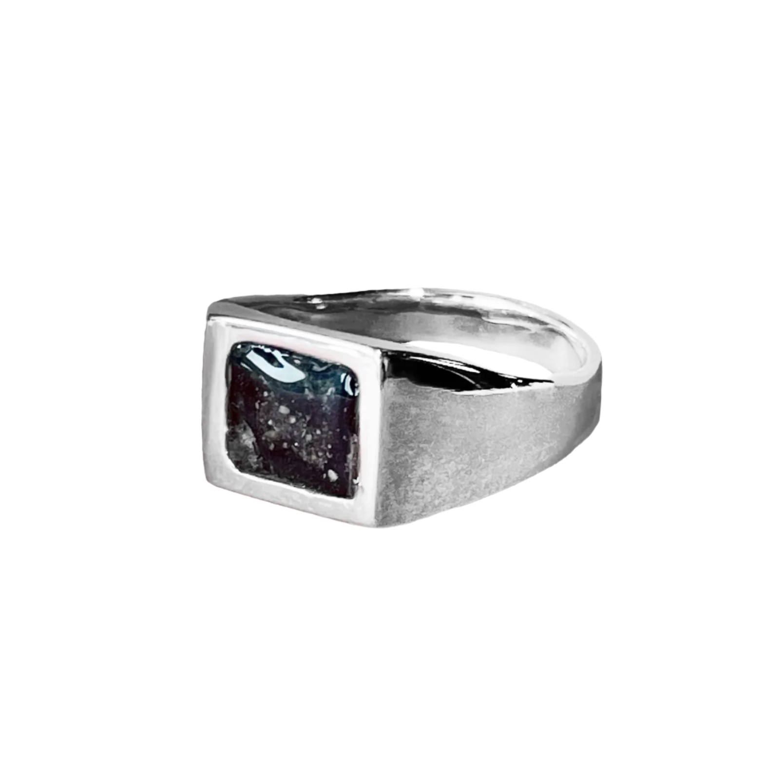 Memorial Signet Ring - Sterling Silver