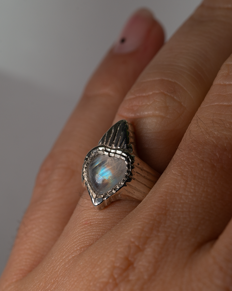 Burn My Heart Signet - Solid 9K Gold