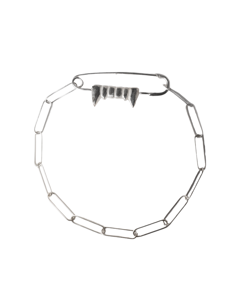 Fang Pin Bracelet- Sterling Silver