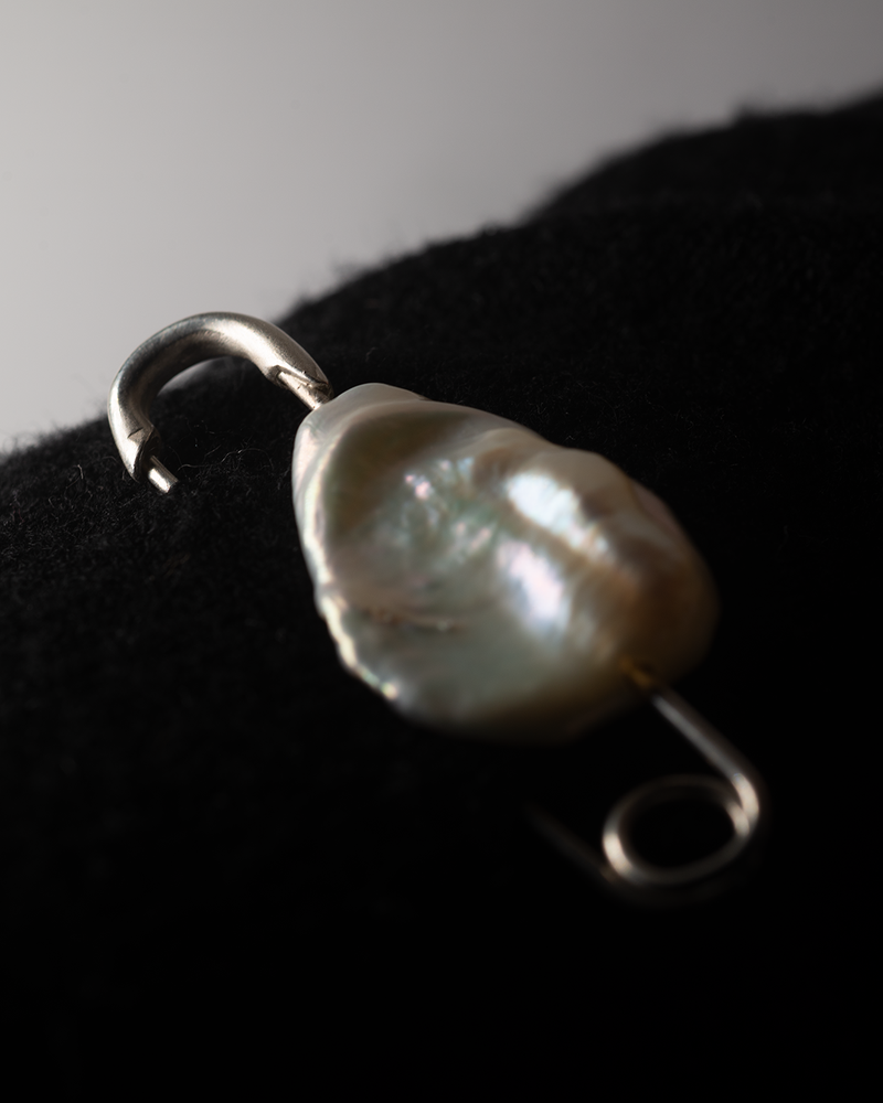 Pearl Pin - Sterling Silver