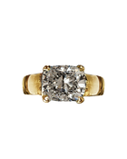 Radiant Cut Diamond Ring - Solid Gold