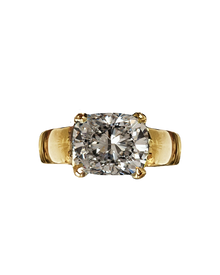 Radiant Cut Diamond Ring - Solid Gold