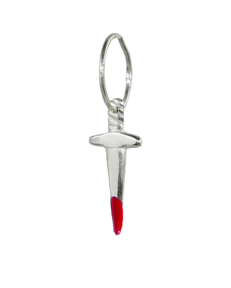 Dagger Earring - Sterling Silver