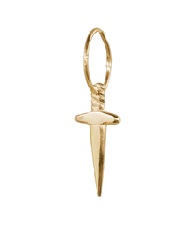 Dagger Earring - Solid 9K Gold