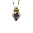 Burn My Heart Necklace - Solid 9K Gold