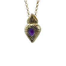 Burn My Heart Necklace - Solid 9K Gold