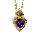 Burn My Heart Necklace - Solid 9K Gold