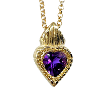 Burn My Heart Necklace - Solid 9K Gold