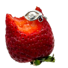 Crying Eye with Crystal Tear Ring