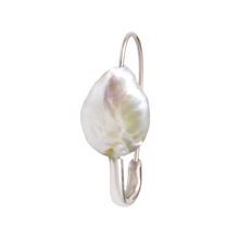 Freshwater Pearl Safety Pin Earring