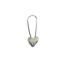Little Heart Padlock Earring - Sterling Silver
