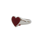 Bleeding Heart Ring - Sterling Silver