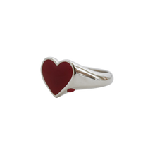 Bleeding Heart Ring - Sterling Silver