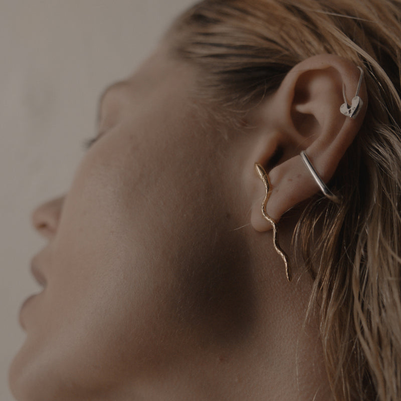The Serpent Stud Earring