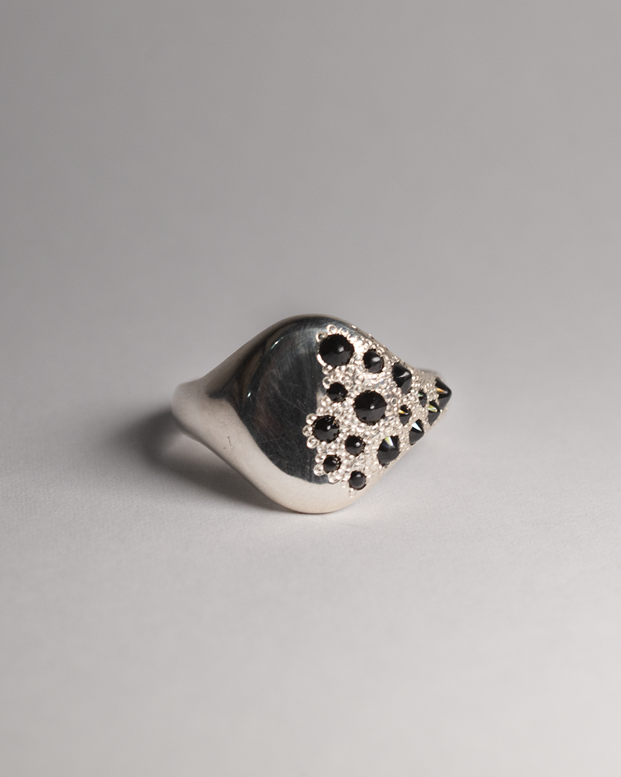 Unearth Signet Ring - Sterling Silver