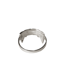 Diamond Le'Petit Fang Ring - Sterling Silver