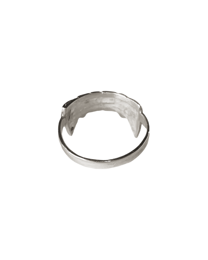 Diamond Le'Petit Fang Ring - Sterling Silver
