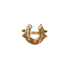 Lucky Horseshoe Ring - Solid 9K Yellow Gold