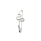 Ophidian Birthstone Safety Pin Earring - Sterling Silver