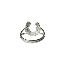 Horseshoe Seven Stones Ring - Sterling Silver